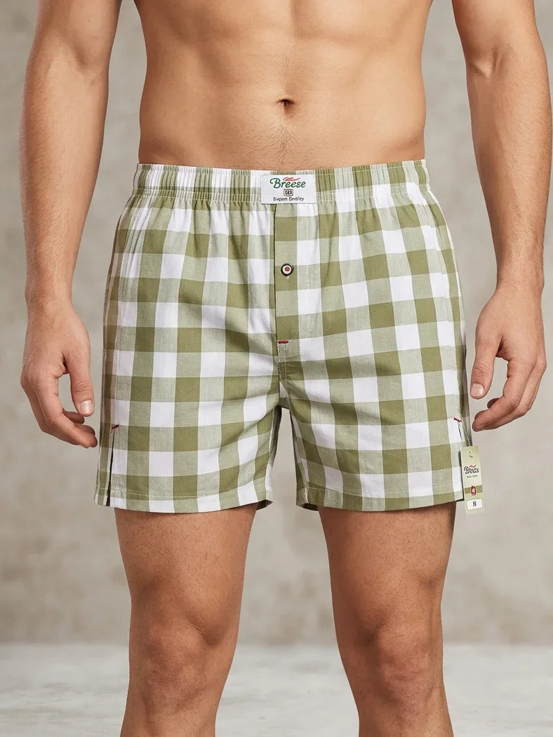 Pack of 3 Mens Woven Boxers Design 1