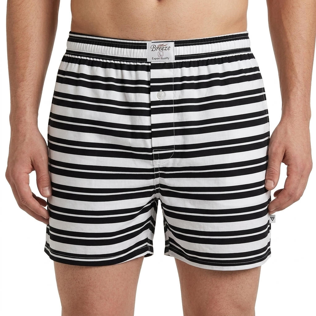Pack of 3 Mens Woven Boxers Size L