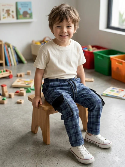 Kids Cargo Trouser Blue