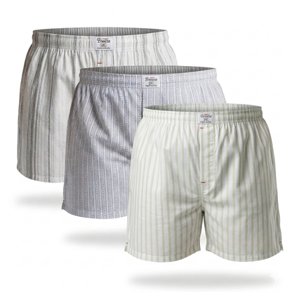 XXL Woven Boxers Pack of 3 D2