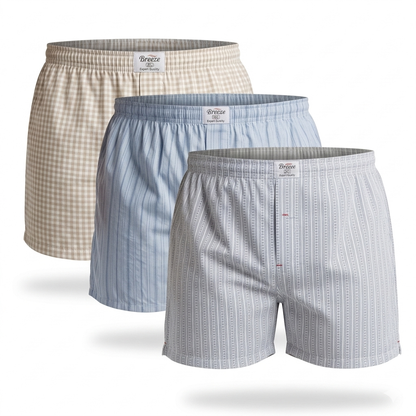 XXL Woven Boxers Pack of 3 D1