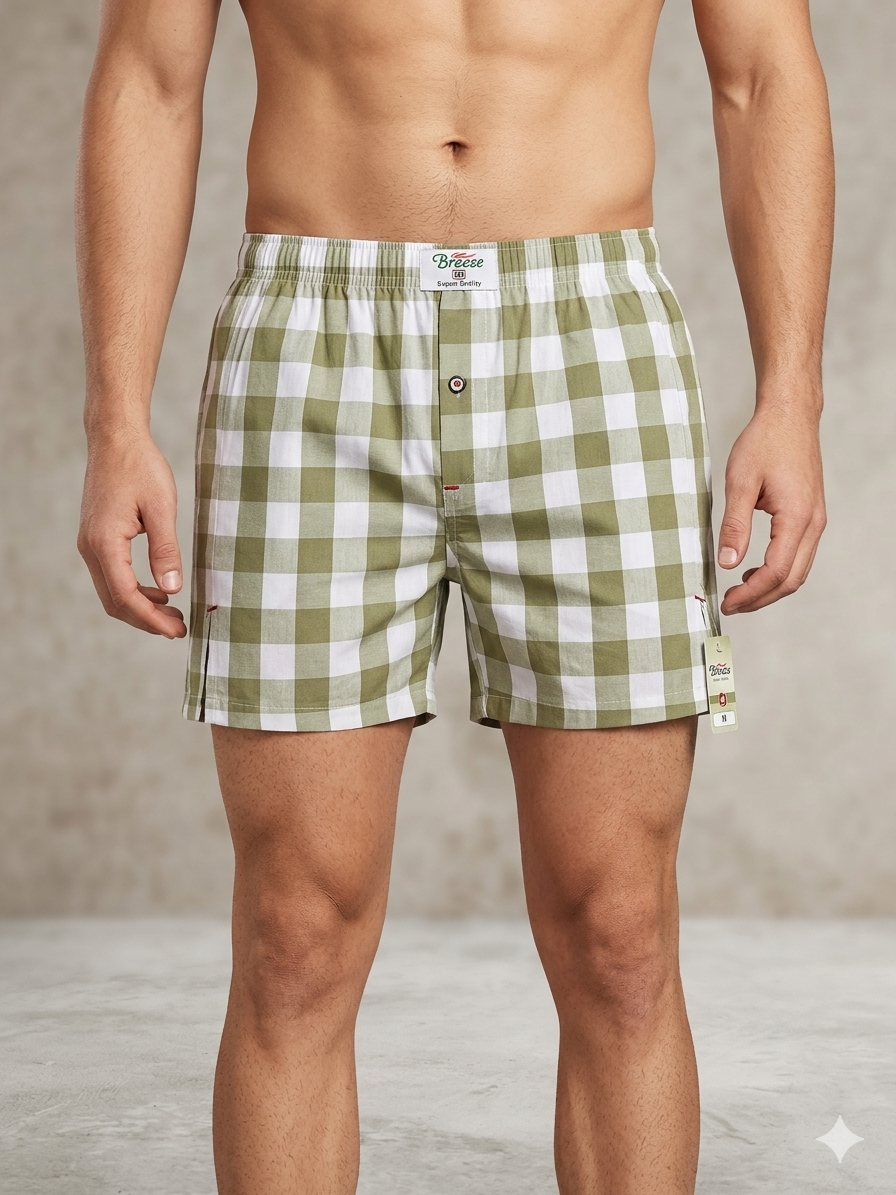Pack of 3 Mens Woven Boxers D1