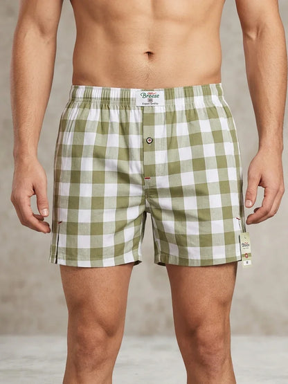 Pack of 3 Mens Woven Boxers Design 1