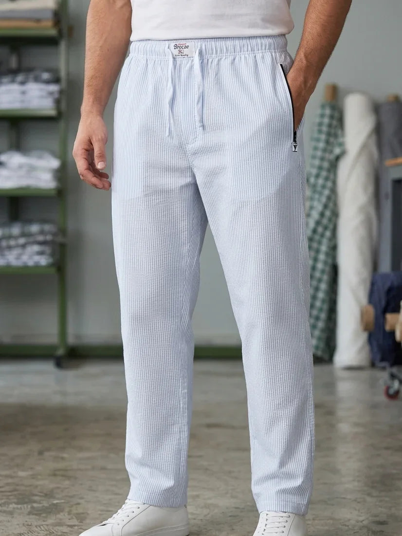 Mens Trouser Blue Lining