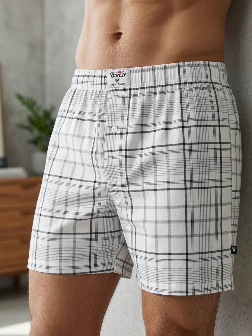 Pack of 3 Mens Woven Boxers Design 1