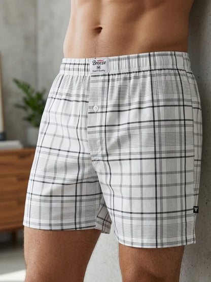 Pack of 3 Mens Woven Boxers Design 1
