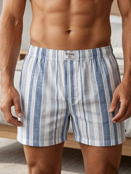 Pack of 3 Mens Woven Boxers Design 1