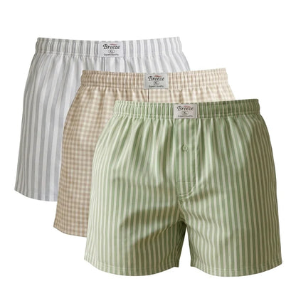 Pack of 3 Mens Woven Boxers Design 2
