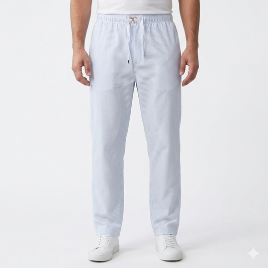 Mens Trouser Blue Lining